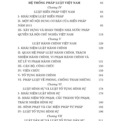 Pháp luật đại cương. Dùng trong các trường đại học và trung cấp (xuất bản lần thứ 21, có sửa chữa, bổ sung) - bản in 2024