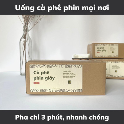 Cà Phê rang xay Phin Giấy Big Dream blend 80% Robusta và 20% Arabica Cafe nguyên chất pha phin đậm hương vị truyền thống