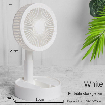 Quạt Mini Tích Điện Để Bàn Super Fan Gấp Gọn Tiện Dụng 3 Cấp Độ Sạc Usb
