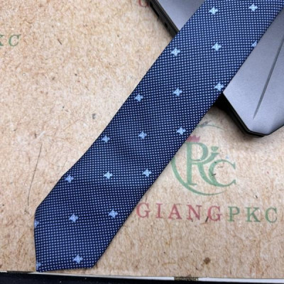 Cà vạt nam mẫu thắt sẵn dây kéo bản nhỏ 6cm mẫu xanh thêu