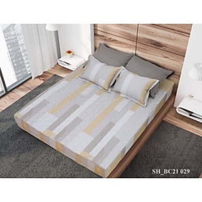 Bộ ga chun chần cotton Sông Hồng 200 cm x 220 cm