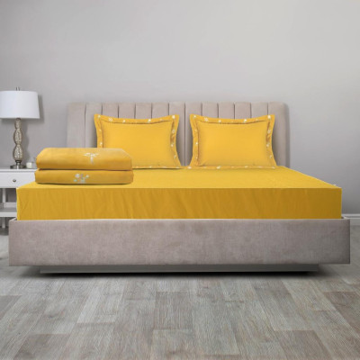 Bộ ga gối EVERON Cotton Sắc Hạ ESC23002 thêu sang trọng hiện đại, nhiều kích thước