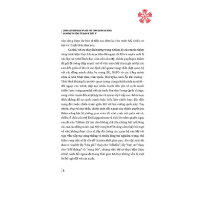 Chính sách đối ngoại Mỹ dưới thời chính quyền Joe Biden và những tác động tới quan hệ quốc tế (bản in 2023)