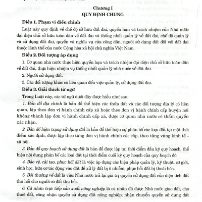 Luật Đất Đai Năm 2024 Và Các Văn Bản Hướng Dẫn Thi Hành 