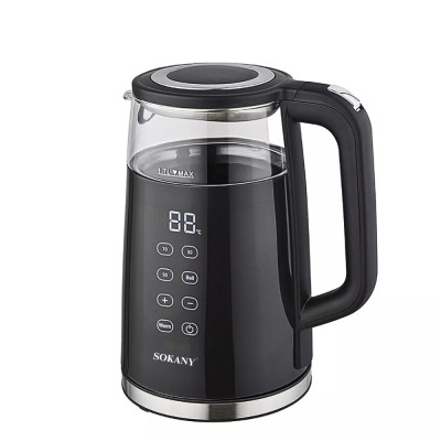 Ấm đun nước siêu tốc SOKANY SK-09050, Ấm đun nước giữ nhiệt dung tích 1.7L, hâm nước pha sữa, điều chỉnh, hiển thị nhiệt - HÀNG CHÍNH HÃNG