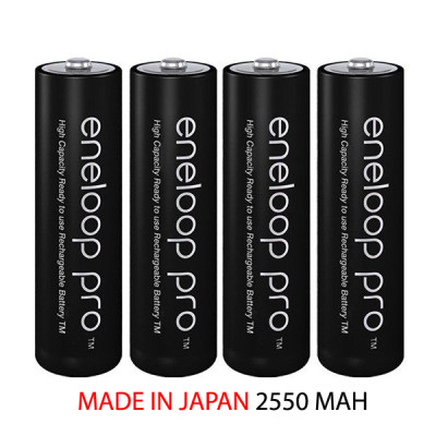 Bộ pin sạc PanaSonic Eneloop 2550 Mah (Made in Japan) - Hàng chính hãng