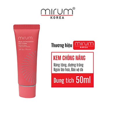 Kem chống nắng Mirum nâng tông, dưỡng trắng, ngừa lão hóa và bảo vệ da toàn diện 50ml – Mirum Multi UV Protection Sun Cream SPF 50+/PA+++