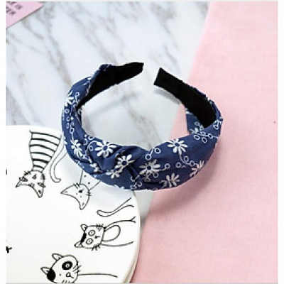 Bờm nữ bản to hoa nhí BN61 mầu mới