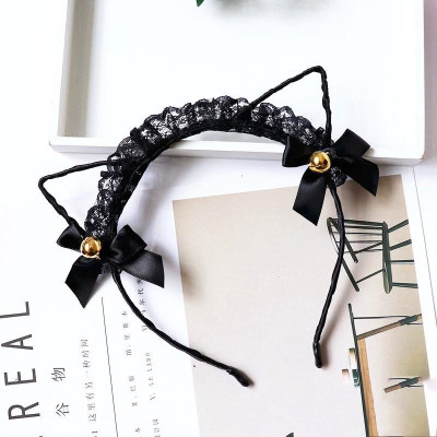 Bờm tai mèo ren - Đồ ngủ Cosplay sexy - Cài tóc tai mèo coplay