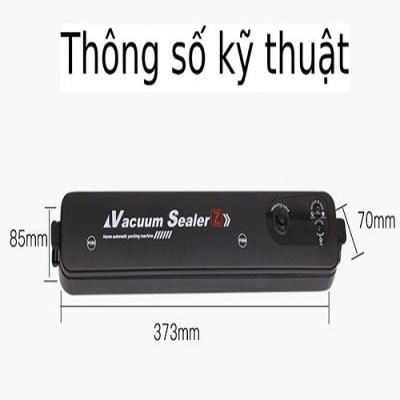 Máy Hút Chân Không Thực Phẩm, Máy Hàn Miện Túi Tặng Kèm 10 Túi - Hàng chính hãng