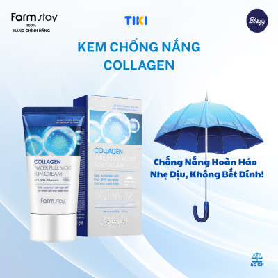 Kem Chống Nắng Collagen _ Collagen Water Full Moist Suncream (SPF50+ PA++++)