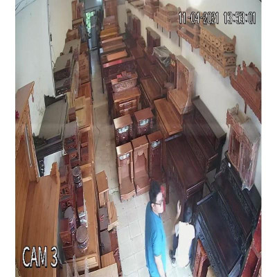 Cặp Bàn Thờ gỗ Gõ Đỏ 154cm sơn màu Óc Chó giá 14tr500/ Cặp 0388.639.288