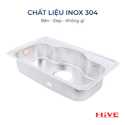 KỆ BỒN RỬA CHÉN INOX DJUS850