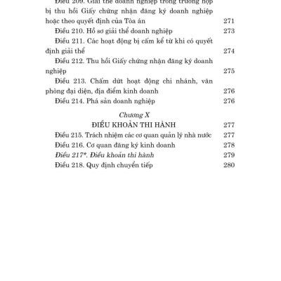 Luật doanh nghiệp năm 2020 (Sửa đổi, bổ sung năm 2022, 2024) bản in 2025