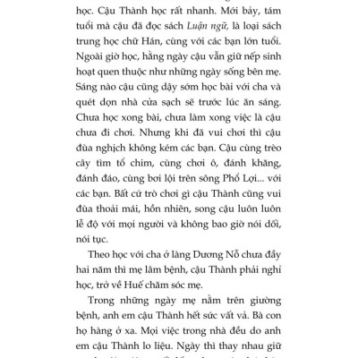 Thời niên thiếu của Bác Hồ (Xuất bản lần thứ hai) bản in 2025