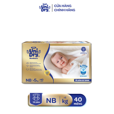 [Mẫu mới] Tã dán Unidry G3X Supreme sơ sinh Newborn mới - 40 miếng
