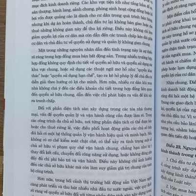Tổng luận và bình giải Luật Kinh doanh Bất động sản năm 2023 (sửa đổi, bổ sung năm 2024)