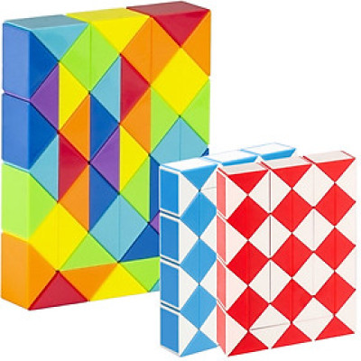 QYToys - EQY562 Rubik xếp hình rắn ma thuật 48 chi tiết (KT 10.5x2.6x13.6cm)