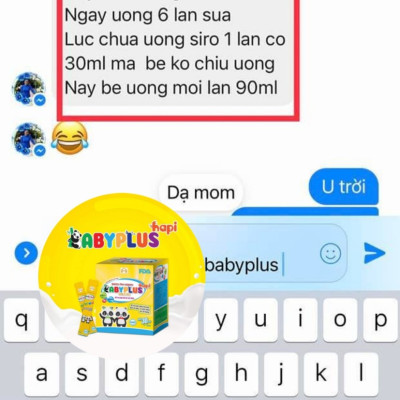 COMBO SIRO ĂN NGON BABYPLUS KÈM GẤU XINH