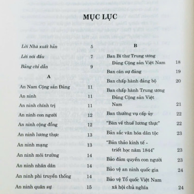 Thuật Ngữ Lý Luận Chính Trị