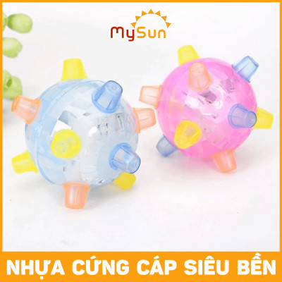 Bóng gai nảy phát sáng cao su đồ chơi có đèn cho bé MySun 