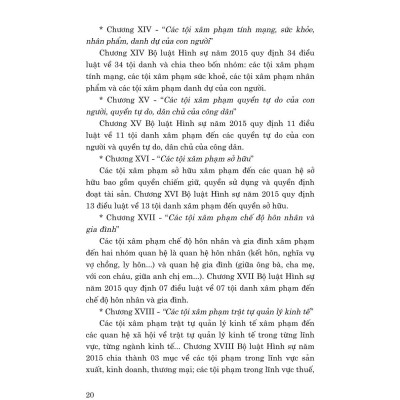 55 cặp tội danh dễ nhầm lẫn trong Bộ Luật Hình sự (Hiện hành) (Xuất bản lần thứ tư có sửa chữa, bổ sung)