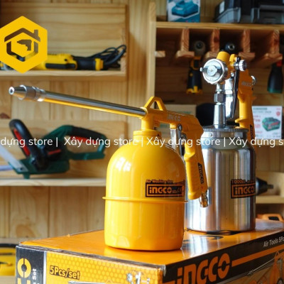 BỘ DỤNG CỤ DÙNG KHÍ 5 MÓN INGCO AKT0051-3 - HÀNG CHÍNH HÃNG