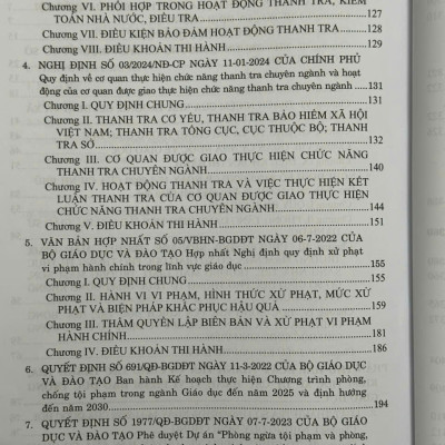 Sách Cẩm Nang Công Tác Thanh Tra, Kiểm Tra, Xử Lý Các Hành Vi Vi Phạm Đạo Đức Trong Giáo Dục - V2447A