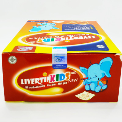 SIRO MÁT GAN TRẺ EM LIVERTIN KIDS - THANH NHIỆT MÁT GAN GIẢI ĐỘC - KHÔNG LO DỊ ỨNG - MẨN NGỨA NỔI MỀ ĐAY - NHIỆT MIỆNG - LIVERTINKIDS HỘP 20 ỐNG NHỰA BẺ