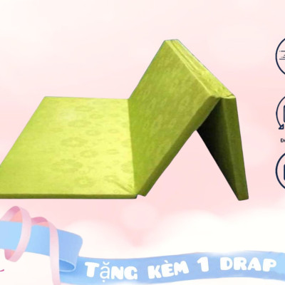 Nệm Bông Ép Cao Cấp Gấp 3 Dày 5cm Đủ Size ( Giao Màu Ngẫu Nhiên )