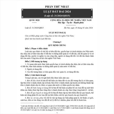 Sách Luật Đất Đai sửa đổi, bổ sung năm 2024 – Quy Định Mới Về Giá Đất, Bồi Thường, Hỗ Trợ, Tái Định Cư Khi Nhà Nước Thu Hồi Đất – Quy Định Về Xử Phạt Vi Phạm Hành Chính Trong Lĩnh Vực Đất Đai (V2579N)
