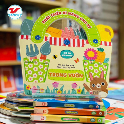 Sách - Phát Triển Kỹ Năng Cho Bé - Giỏ Đồ Vui Nhộn - Trong Vườn - Tân Việt Books