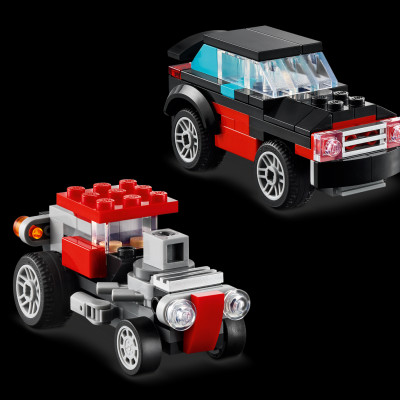 Đồ Chơi Lắp Ráp Xe Tải Vận Chuyển Trực Thăng 3 In 1 - Flatbed Truck With Helicopter - Lego Creator 31146 (270 Mảnh Ghép)