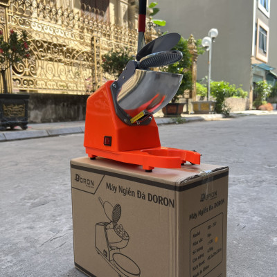 Máy Bào Đá, Máy Bào Đá Tuyết 2 LƯỠI, 2 NẮP Công Suất 300W/500W Thương Hiệu Doron
