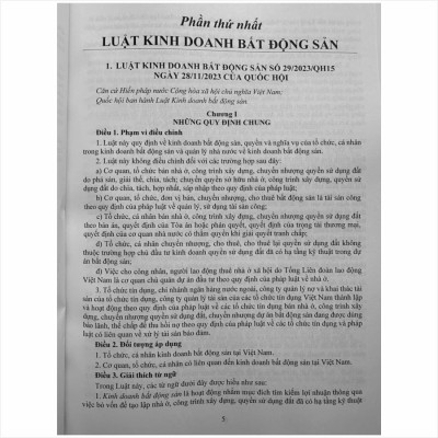Sách Luật Kinh Doanh Bất Động Sản và Văn Bản Hướng Dẫn Thi Hành – V2486D