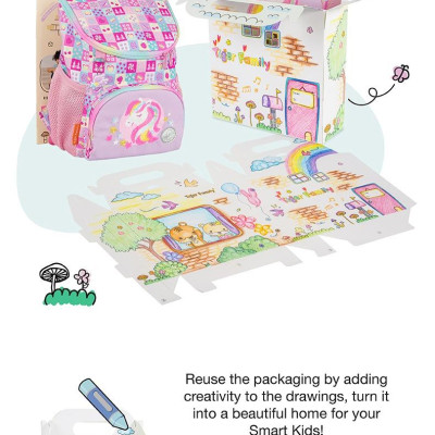 Ba Lô Smart Kids Little Travelers Plus Mini Backpack - Kitten Mia - Tiger Family SKDF-022A