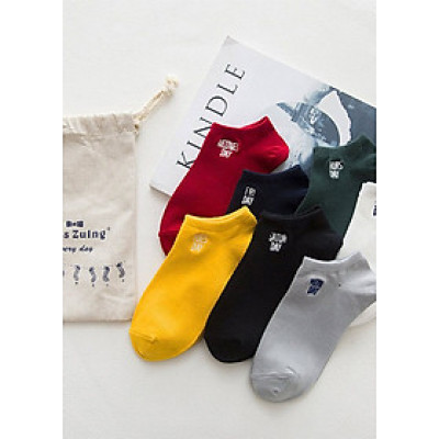 Set vớ tuần 7 ngày cổ ngắn cho nữ - Kèm túi đựng