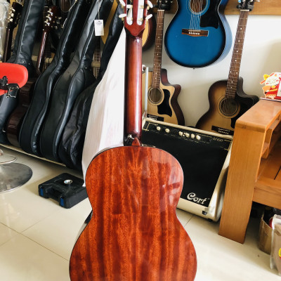Đàn guitar classic có EQ Duy Guitar DC120X thùng full size có khuyết gỗ Hồng đào nguyên tấm âm thanh tốt