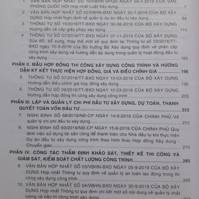 Luật Xây Dựng (Đã Được Sửa Đổi, Bổ Sung) Hướng Dẫn Nghiệp Vụ Quản Lý Dự Án, Nghiệm Thu Công Trình Xây Dựng Và Tư Vấn Giám Sát Thi Công