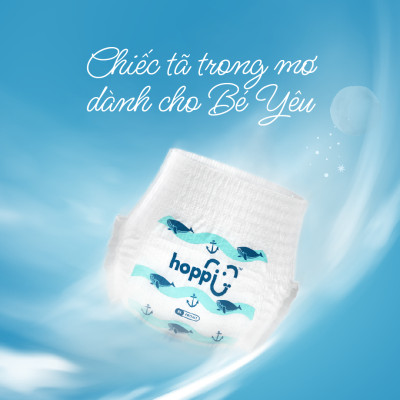 Gói dùng thử Tã / bỉm dán Hoppi AirDream Diaper NB / S / M / L số lượng 2 miếng