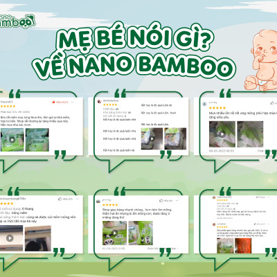 COMBO 3 Bịch tã/bỉm QUẦN Nano Bamboo sợi tre M/L/XL/XXL/XXXL (132 Miếng) tiết kiệm 120k kèm quà tặng