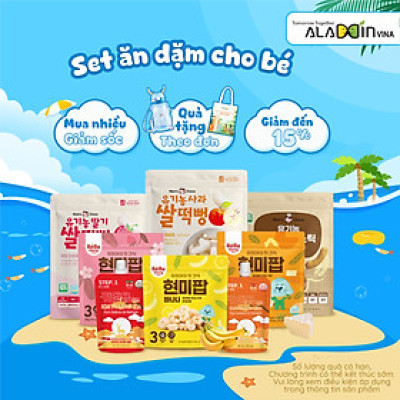 COMBO Bánh ăn dặm có vị và Gạc Hươu Non/Nước Nhung Hươu cao cấp KI&YOUNG cho bé trên 12 tháng tuổi - ALADDINVINA