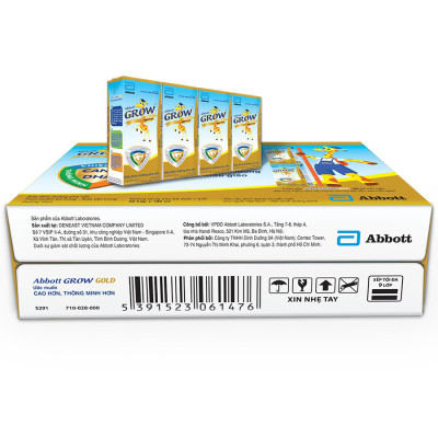 Thùng 48 Hộp Sữa Nước Abbott Grow Gold 180ml cho trẻ 1 tuổi trở lên