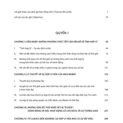 Sách - Lý Thuyết Về Hành Động Tương Giao - Theorie Des Kommunikativen Handelns - Bìa Cứng