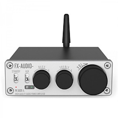 Bộ Khuếch Đại Âm Thanh DAC HiFi 2.0 BT 5.1 Có Thể Điều Chỉnh Bass Treble FX-Audio FX 502E-L - Hàng Chính Hãng