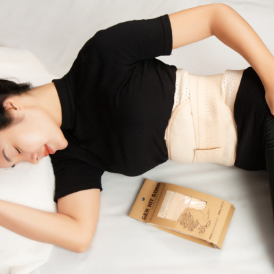 Bộ đánh tan mỡ bụng lâu năm Wonmom ( 1 Gel gừng giảm eo + 1 Gen nịt bụng )