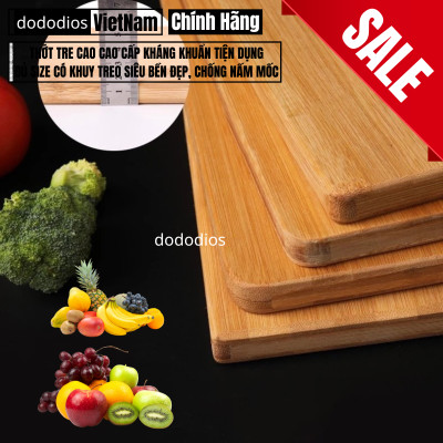 [LOẠI TUYỂN CHỌN XỊN] Thớt Tre Cao Cấp kích thước 30cmx20cm và 24cmx34cm dày 2cm An toàn vệ sinh - Chính hãng dododios