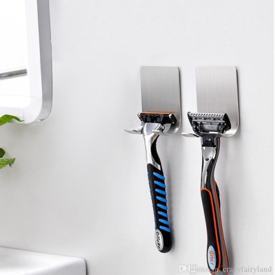 Giá Móc Inox Dán Tường Treo Cây Cạo Râu Phòng Vệ Sinh, Móc Treo Tường Đa Năng, Sạch Sẽ, Khô Ráo, Tiện Dụng. TakyHome 2011