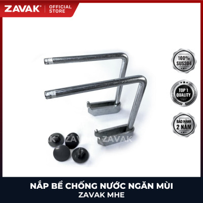 Nắp bể ngầm inox chống nước ngăn mùi ZAVAK MHE-45. Nắp lát gạch âm sàn 45x45cm.