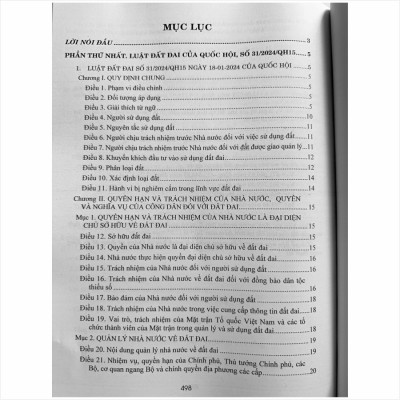 Sách Luật Đất Đai - Luật Nhà Ở - Luật Kinh Doanh Bất Động Sản và Văn Bản Hướng Dẫn Thi Hành - V2431D